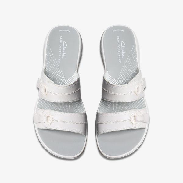 Women's Breeze Maye White Cloudsteppers™ Slide Sandals - Image 6