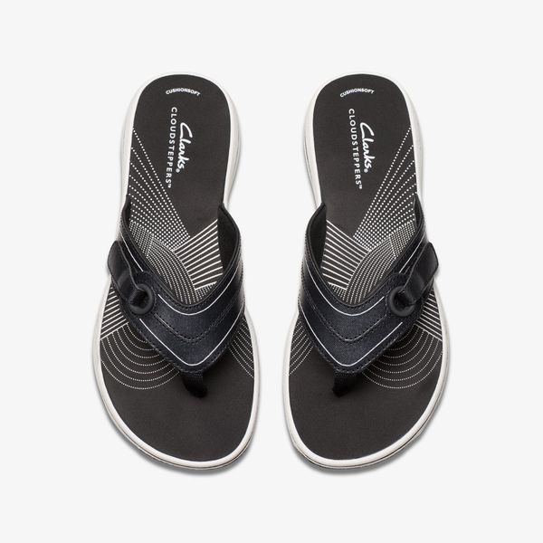 Women's Breeze Reyna Black Cloudsteppers™ Flip Flops - Image 6