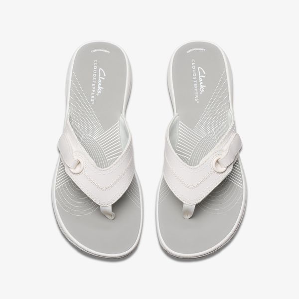 Women's Breeze Reyna White Cloudsteppers™ Flip Flops - Image 6