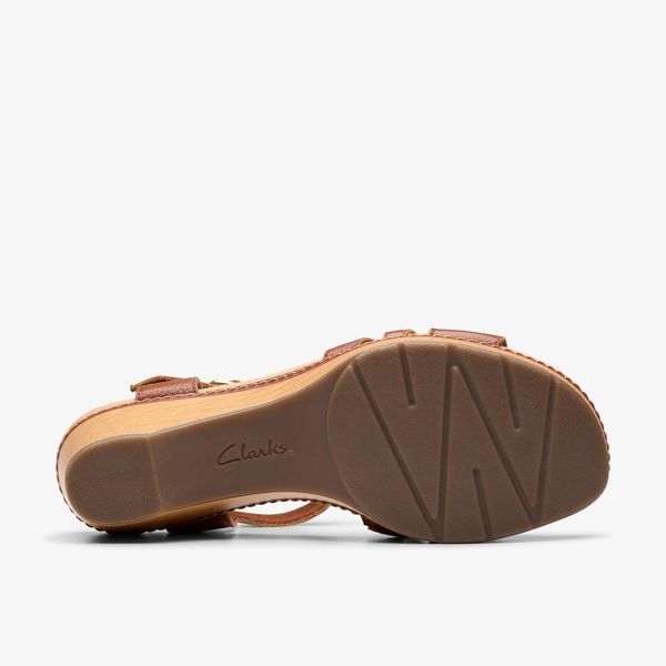 Women's Seannah Madi Tan Wedges - Image 3