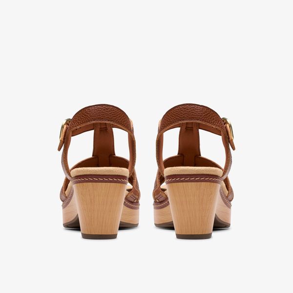 Women's Seannah Madi Tan Wedges - Image 5