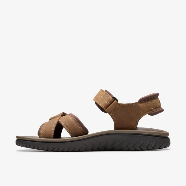 Mens Wesley Shore Beeswax Leather Sandals - Image 2