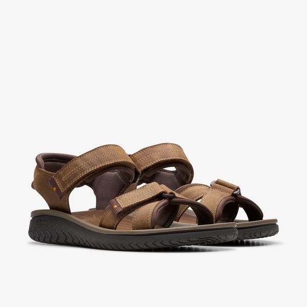 Mens Wesley Shore Beeswax Leather Sandals - Image 4