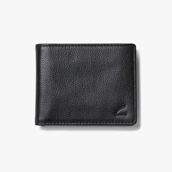 Mens Classic Pebble Slimfold Wallet Black
