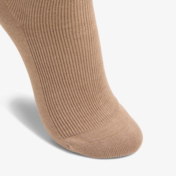 Womens Rosewelt Crew Khaki Socks - Image 3
