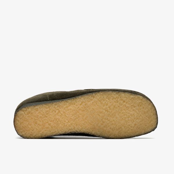 Mens Loden Green Suede Wallabee Boots - Image 3