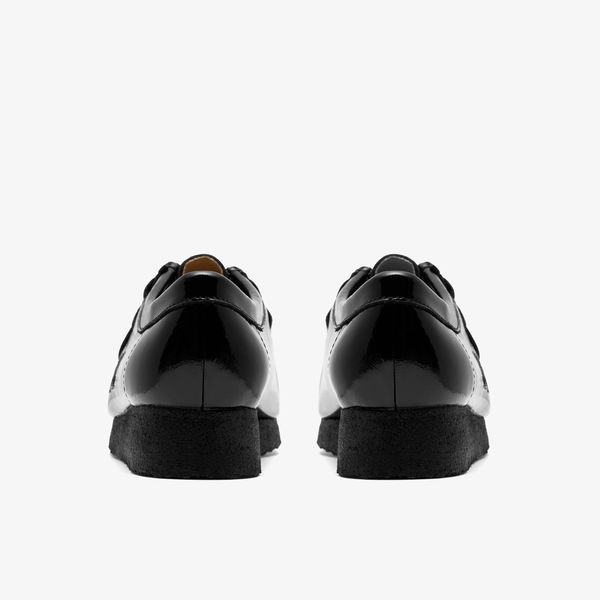 Womens Wallabee. Black Patent - Image 5