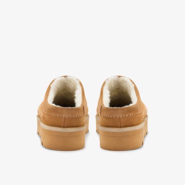 Womens Meare Mule Caramel Warmlined Clogs & Mules - Image 5