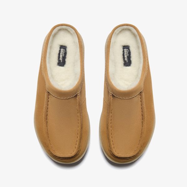 Womens Meare Mule Caramel Warmlined Clogs & Mules - Image 6