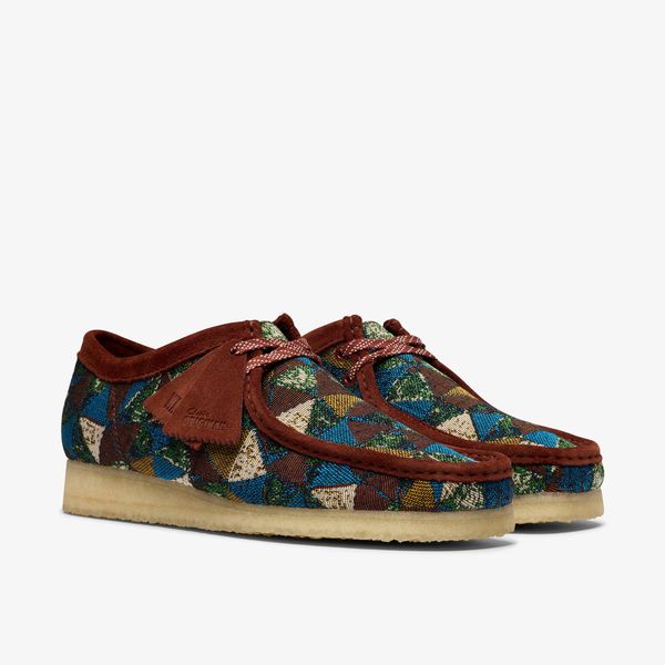 Mens Wallabee Multicolour Textile - Image 4
