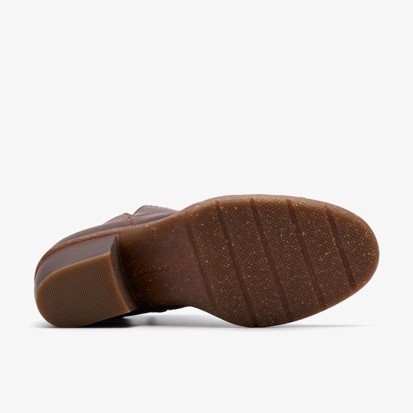 Womens Kastela Top Brown Leather Chelsea Boots - Image 3