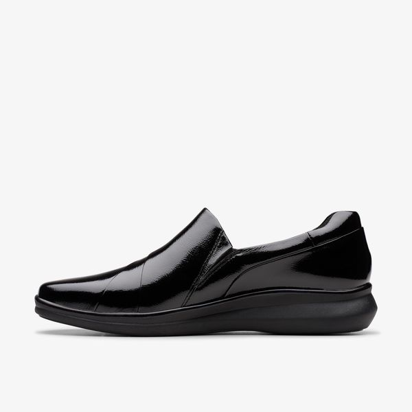 Womens Lynell Slip Black Patent Leather Shoes - Image 2