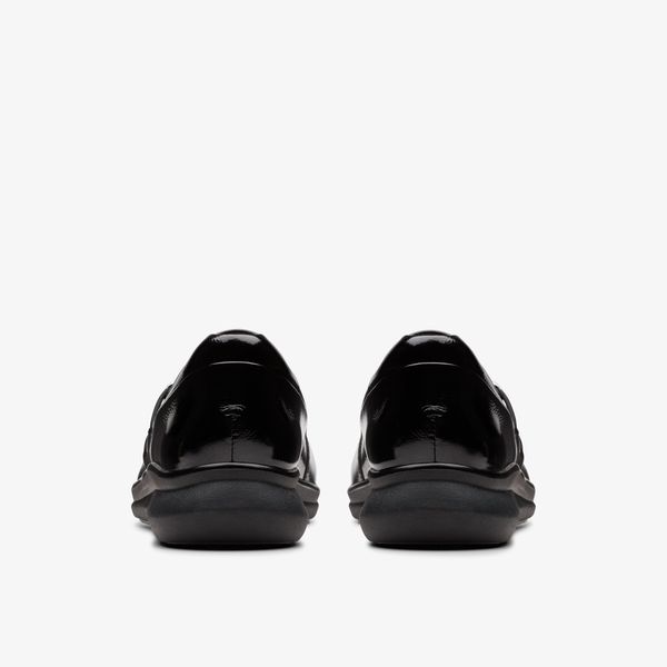 Womens Lynell Slip Black Patent Leather Shoes - Image 5