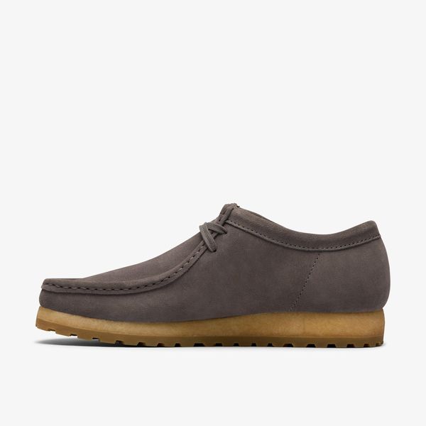 Mens Wallabee RB Grey Suede Wallabees - Image 2