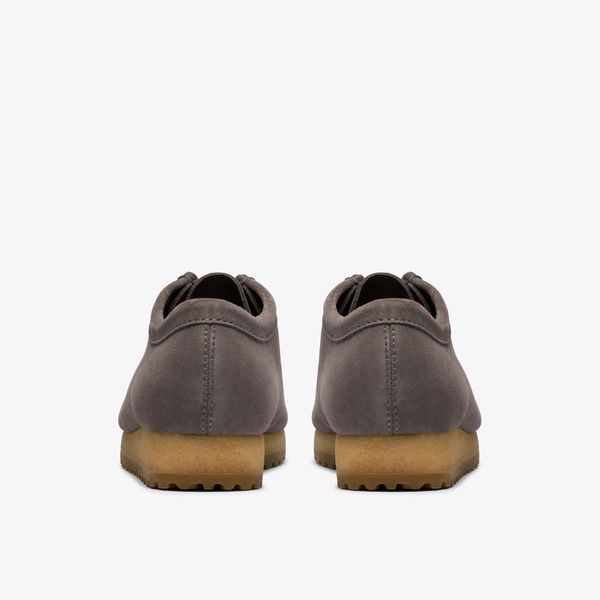Mens Wallabee RB Grey Suede Wallabees - Image 5