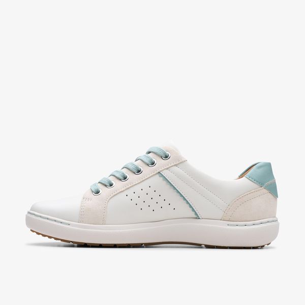 Women's Nalle Zen White Leather Sneakers - Image 2