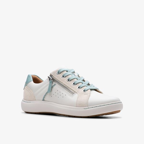 Women's Nalle Zen White Leather Sneakers - Image 4
