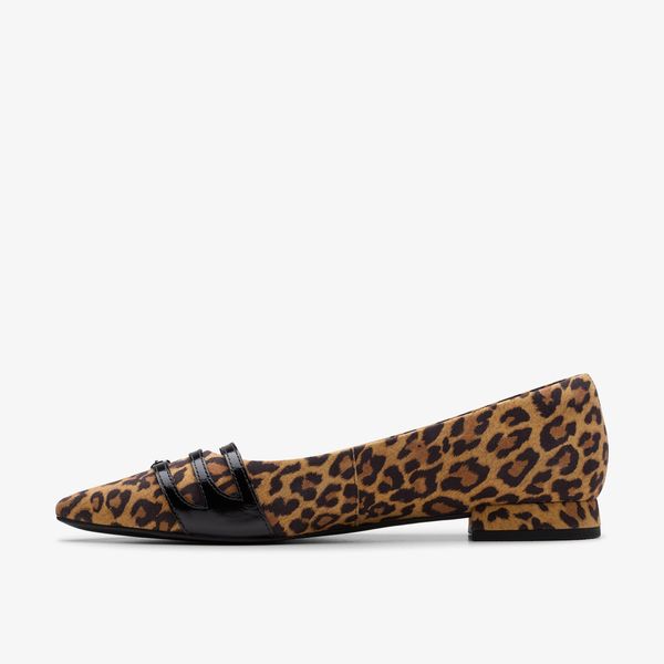 Women's Sensa15 Strap Leopard Suede Ballet Flats - Image 2