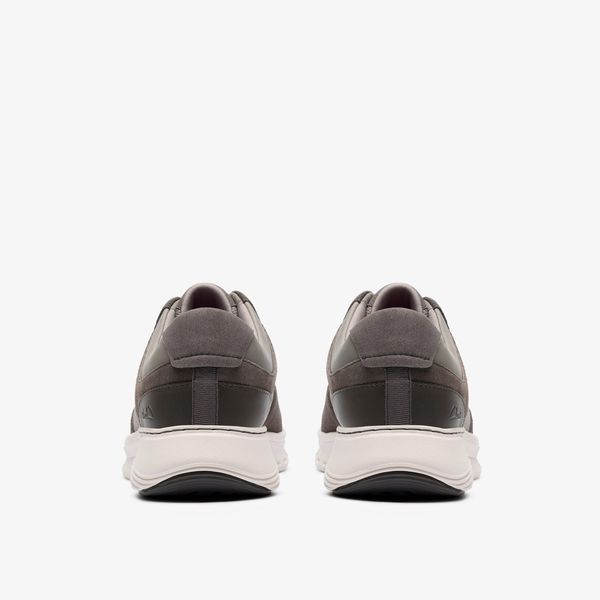 Mens Motion Trek Go Grey Sneakers - Image 4