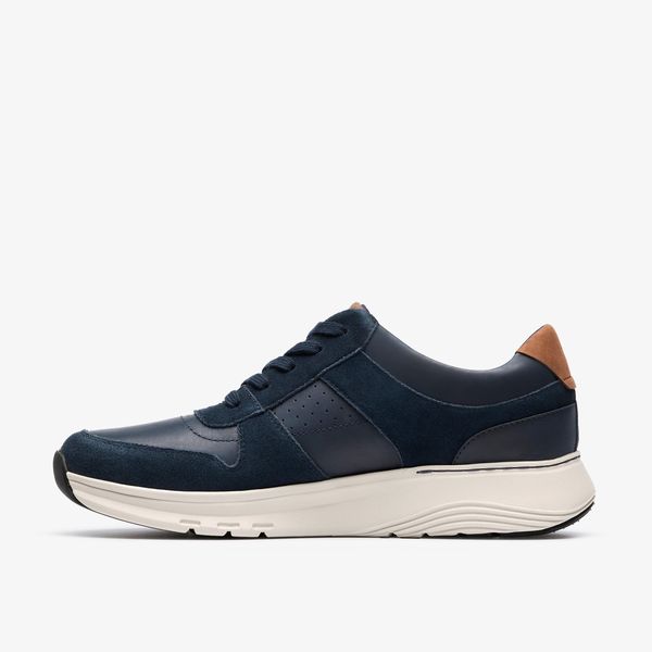 Mens Motion Trek Go Navy Sneakers - Image 3
