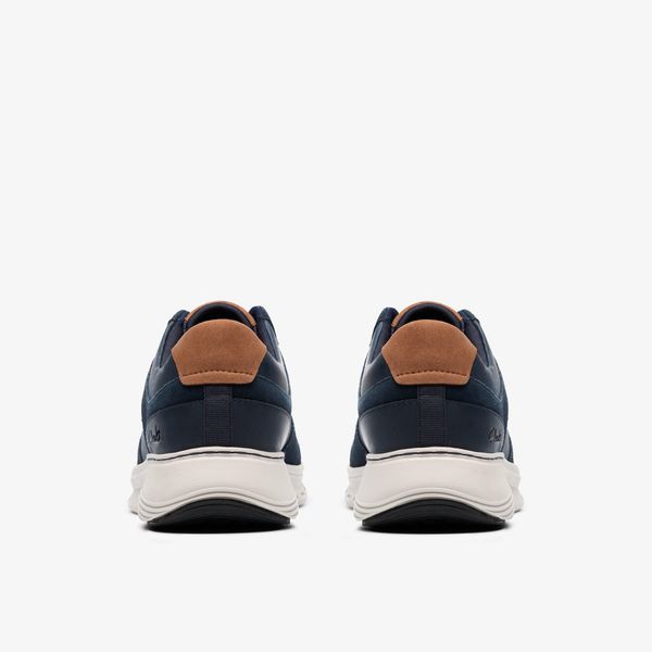 Mens Motion Trek Go Navy Sneakers - Image 5