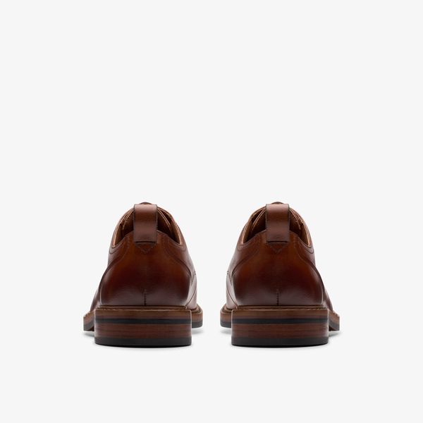 Men's Aldwin Lace Tan Leather Oxfords - Image 5