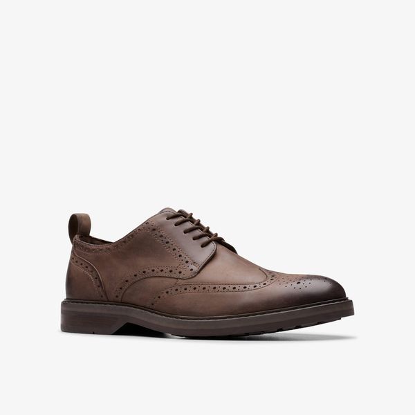 Men's Aldwin Limit Brown Leather Oxfords - Image 4