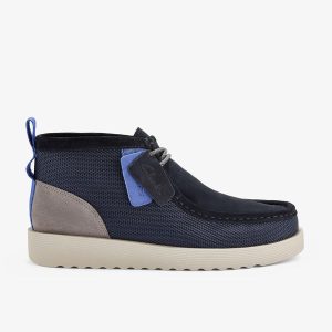 Mens Wallabee FTR2 Boot Navy