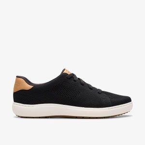 Women's Nalle Walk Black Knit Sneakers