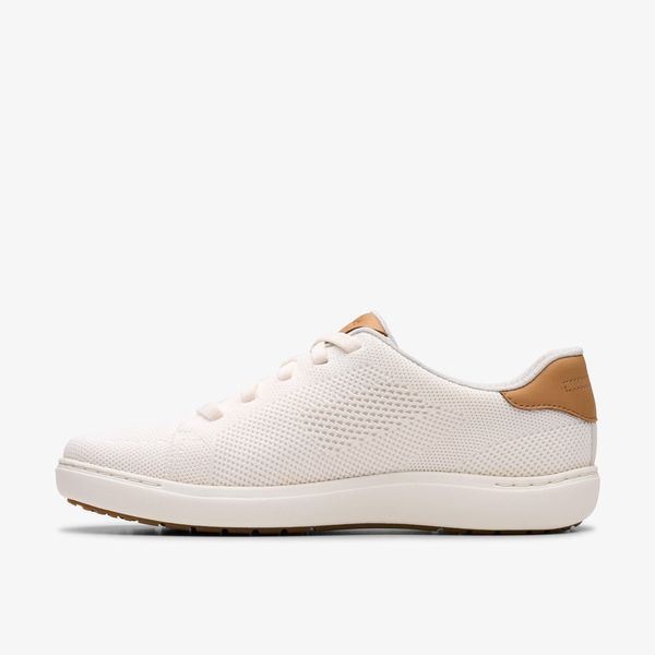Women's Nalle Walk White Knit Sneakers - Image 2