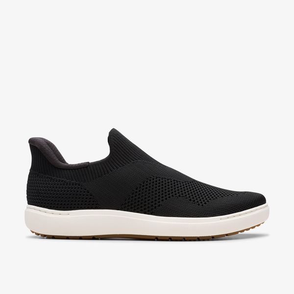 Women's Nalle Step Black Knit Slip-Ons