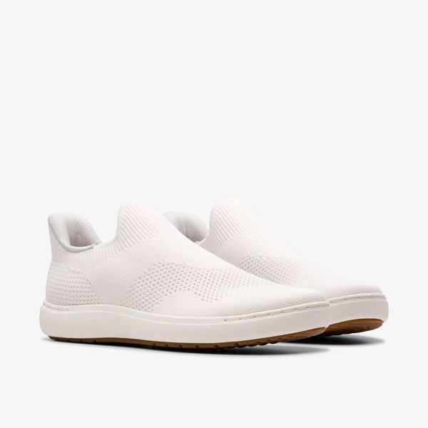 Women's Nalle Step White Knit Slip-Ons - Image 4