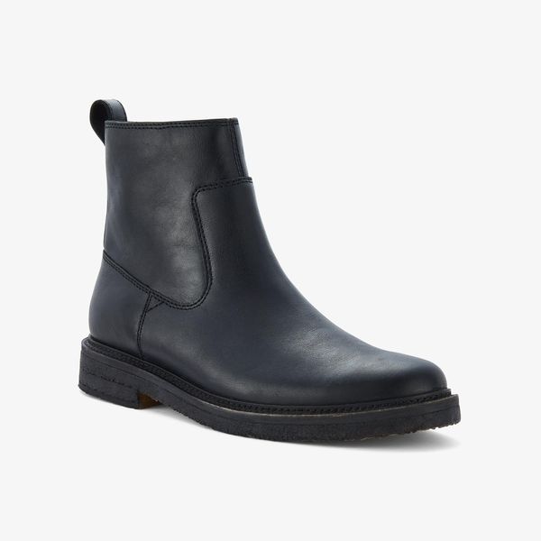 Mens Clarkdale Boot Black Leather Chelsea Boots - Image 4