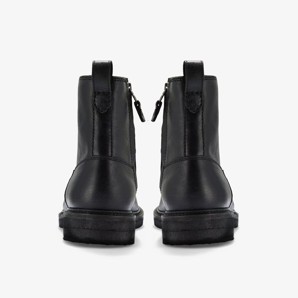 Mens Clarkdale Boot Black Leather Chelsea Boots - Image 5