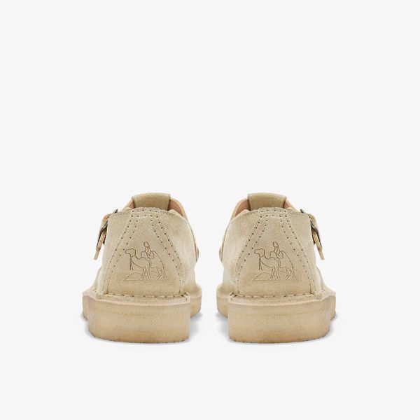 Womens Nomad T Bar. Maple Suede Shoes - Image 5