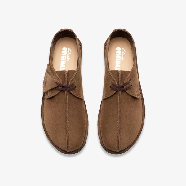 Mens Desert Trek Brown Suede Shoes - Image 6