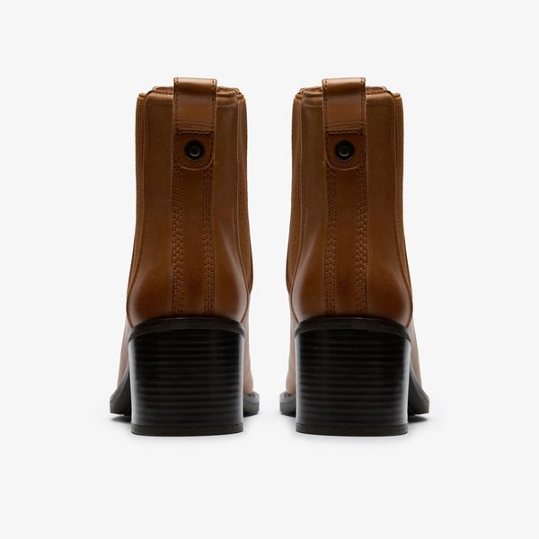 Women's Chamberly Top Tan Leather Chelsea Boots - Image 5