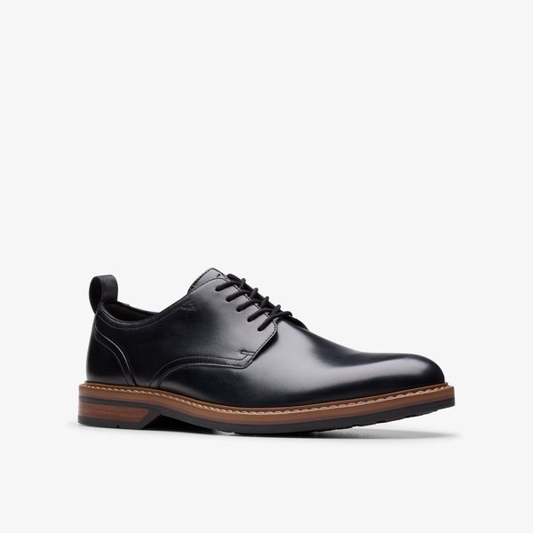 Men's Aldwin Lace Black Leather Oxfords - Image 4