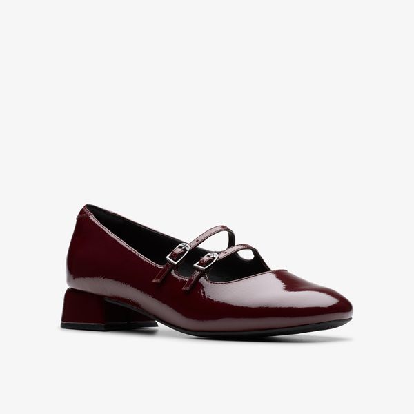 Womens Daiss30 Shine Burgundy Patent Mary Janes - Image 4