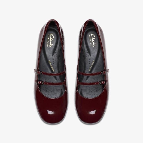 Womens Daiss30 Shine Burgundy Patent Mary Janes - Image 6