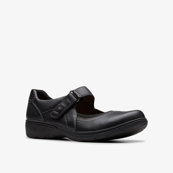 Women's Carleigh Madi Black Leather Mary Janes - Image 4