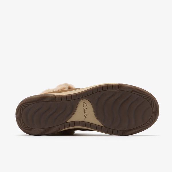 Womens Breeze Fur Dark Tan Ankle Boots - Image 5