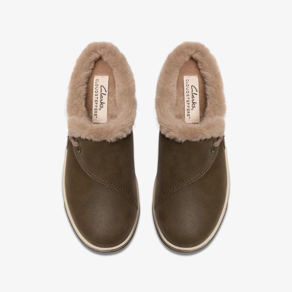 Womens Breeze Myth Dark Olive Clogs & Mules - Image 6