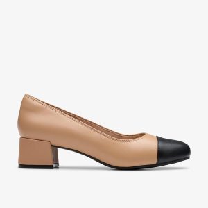 Womens Iridessa May Beige Leather Pumps