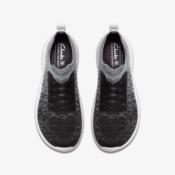 Womens Solevana Lace Black Sneakers - Image 6