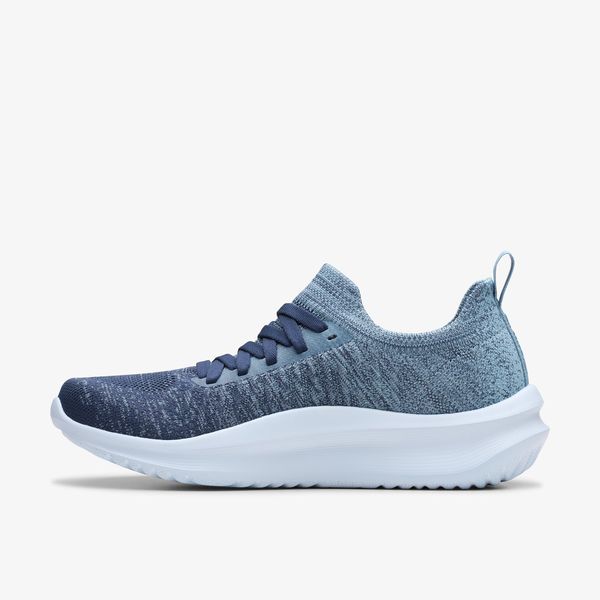 Womens Solevana Lace Light Blue Sneakers - Image 2