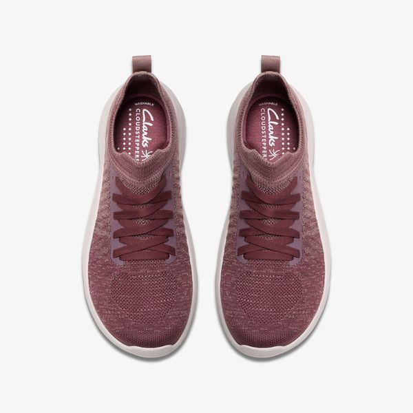 Womens Solevana Lace Merlot Sneakers - Image 6
