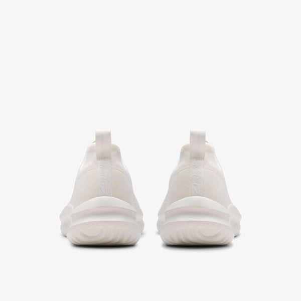 Womens Solevana Lace White Sneakers - Image 5