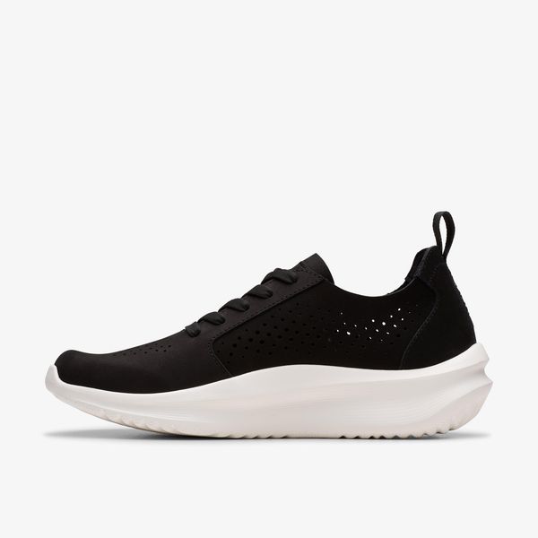 Womens Solevana Style Black Sneakers - Image 2