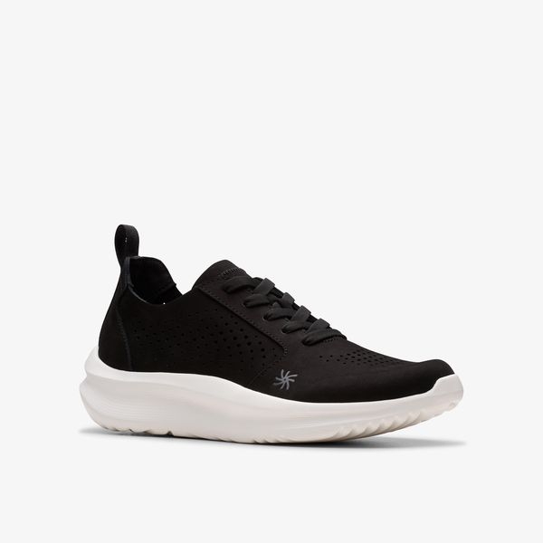 Womens Solevana Style Black Sneakers - Image 4